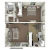 1 Bed 1 Bath Up